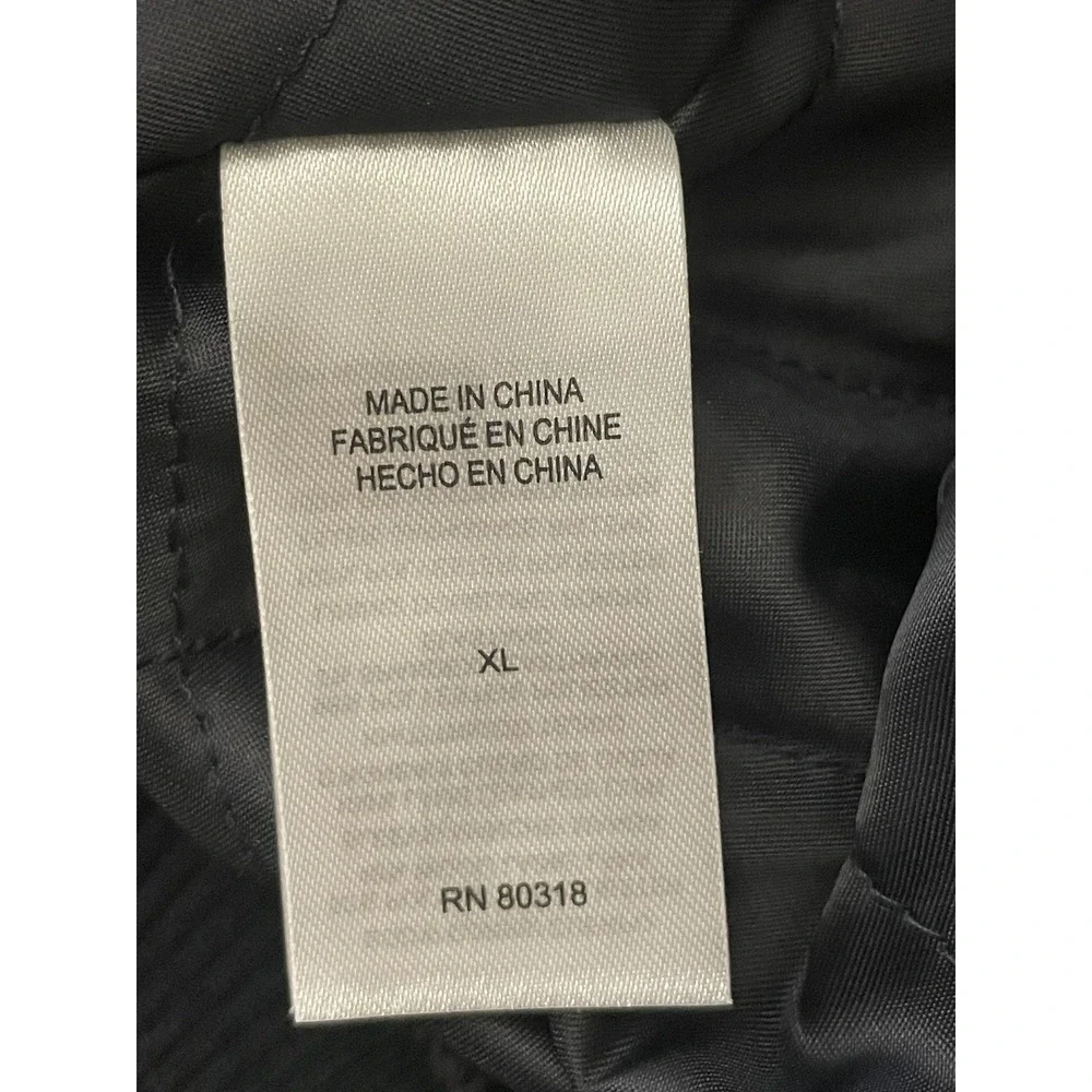 Lucky Brand Jacket Mens XL Blue Coors Rodeo Varsity Leather Sleeves‎ 161300